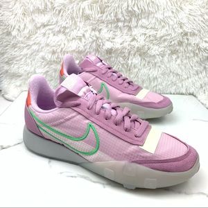 New Nike Women’s Waffle Racer 2X Purple & Green 12